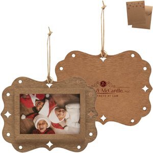 Wood Frame Photo Ornament