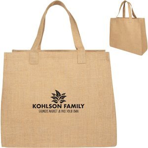 Juliet Jute Tote Bag