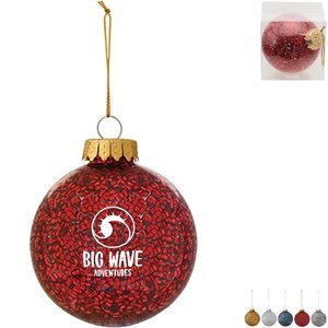 Holiday Glitz Plastic Ornament