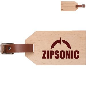 Tag Wood Luggage Tag