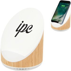 Edgewood Bamboo Speaker & Wireless Charger