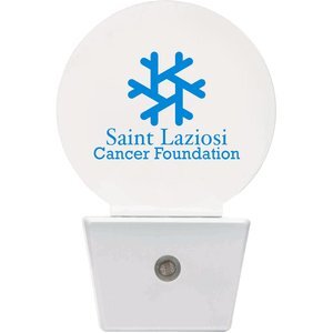 Circle Shape White LED Nightlight