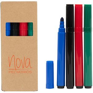 Four-Piece Washable Marker Set
