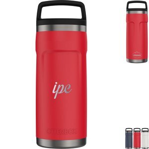 AMG 26oz Stainless Sport Bottle with Straw Red