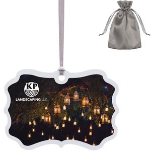 Rectangle Bracket Metal Ornament