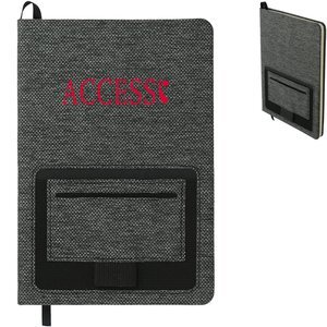 Villa Recycled PET Bound Notebook, 5-1/2" x 8-1/2"