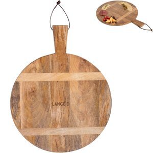 Ravi Mango Wood Round Serving Board