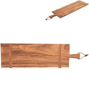 Madera Caribbean Walnut Rectangular Charcuterie Board, 29" x 9"