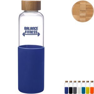 James Glass Bottle w/ Silicone Sleeve, 20oz.