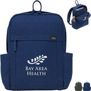 Terra Thread® Fairtrade Earth Cotton Canvas 15" Computer Backpack