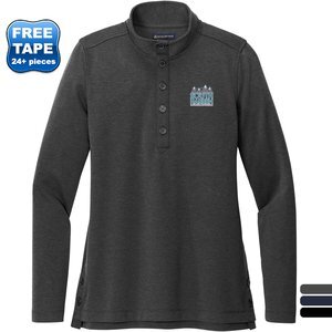Brooks Brothers® Mid-Layer Stretch Tri-Blend 1/2 Button Ladies' Pullover