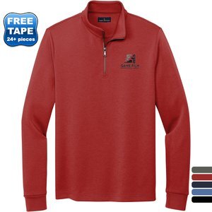 Brooks Brothers® Poly/Cotton Double-Knit Men's 1/4 Zip