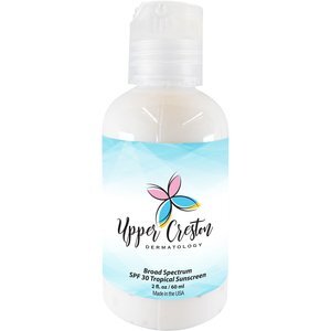 Tropical Coconut Scented Sunscreen Bottle SPF30, 2oz.