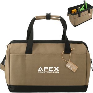 NBN Recycled Polyester & Tarpaulin Utility Zippered Tool Tote