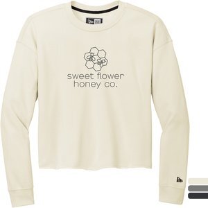 New Era® Tri-Blend Fleece Ladies' Crop Crew