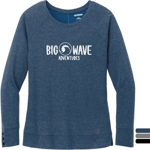 OGIO® Command Poly/Merino Wool Long Sleeve Scoop Neck Ladies' Tee