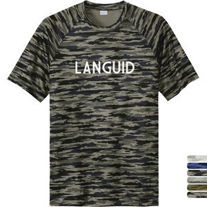 Sport-Tek® Drift Polyester Camo Unisex Tee