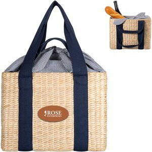 Parisian Insulated Woven Picnic Basket
