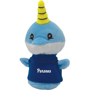 Shorties Plush Narwhal, 4"