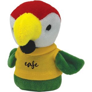 Shorties Plush Parrot, 4"