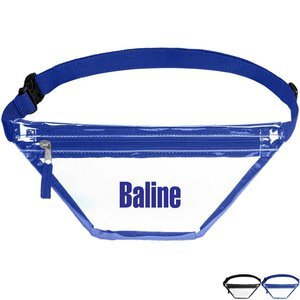 Clear Single Pocket PVC Fanny Pack