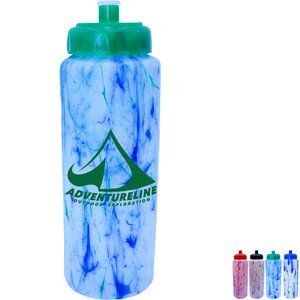 Confetti Sports Bottle w/ Push N Pull Cap, 32oz.