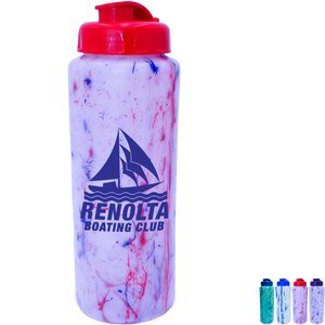 Confetti Sports Bottle w/ Flip Top Cap, 32oz.
