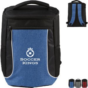 Glacier Snow Canvas Polyester 20 Can Cooler Backpack