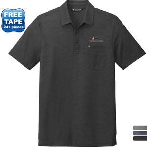 TravisMathew® Oceanside Cotton/Poly Heather Pocket Men's Polo