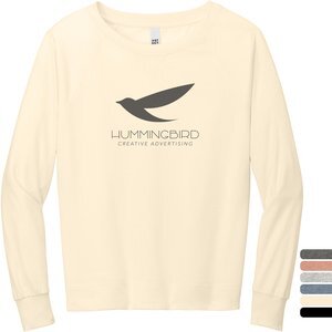 District® Featherweight French Terry™ Long Sleeve Ladies' Crewneck