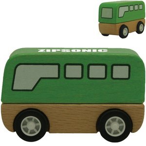 Wooden Toy Bus