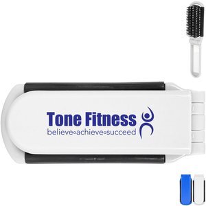 Kwik-Fix Folding Brush w/ Mirror