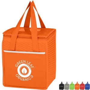 Wave Design Non-Woven Cooler Lunch Bag