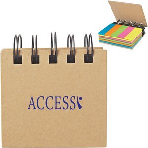 Spiral Book w/ Sticky Notes & Flags