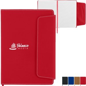 Geneva PVC Leatherette Journal, 6" x 8"