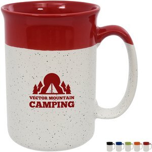 Speckled Dipped Ceramic Mug, 13oz.