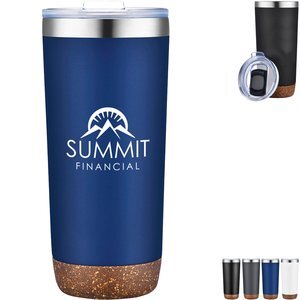Cerrano Vaccum Insulated Tumbler w/ Cork Base, 22oz.