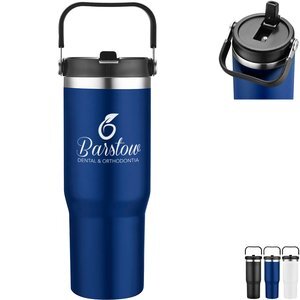 Tollara Vacuum Insulated Tumbler w/ Flip Top Spout, 30oz.
