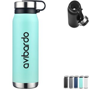 Bubba Radiant Water Bottle, Push-Button, Straw Lid, Stainless Steel, 40 Ounces