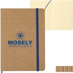 Eco-Inspired Notebook w/ Strap, 5"x7"