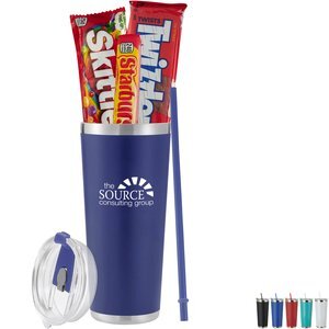 Starburst, Skittles, Twizzlers & Tumbler w/ Straw Set