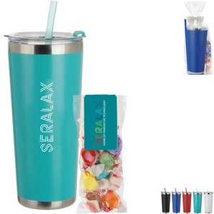 Salt Water Taffy & Tumbler w/ Straw Set