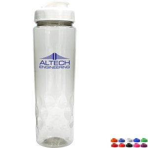 Recycled PET Bottle w/ Flip Top Cap, 24oz.