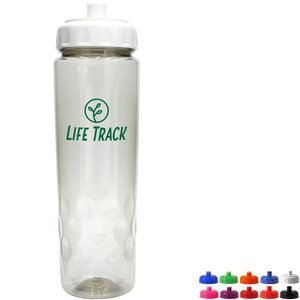 Recycled PET Bottle w/ Push N Pull Cap, 24oz.
