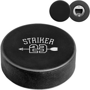 Hockey Puck Bottle Opener