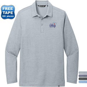 TravisMathew® Oceanside Cotton/Poly Heather Long Sleeve Men's Polo