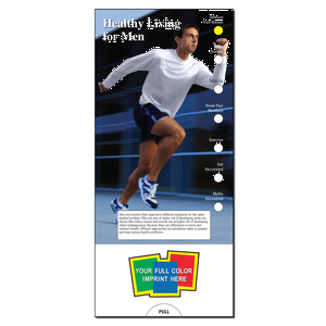 Healthy Living for Men Slide Chart