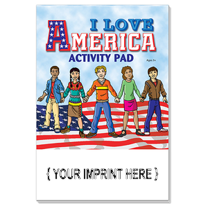 I Love America Activity Pad