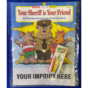 Your Sheriff Is Your Friend Coloring and Activity Book Fun Pack