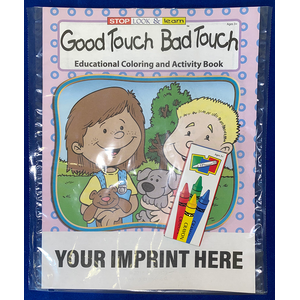Good Touch Bad Touch Coloring Book Fun Pack